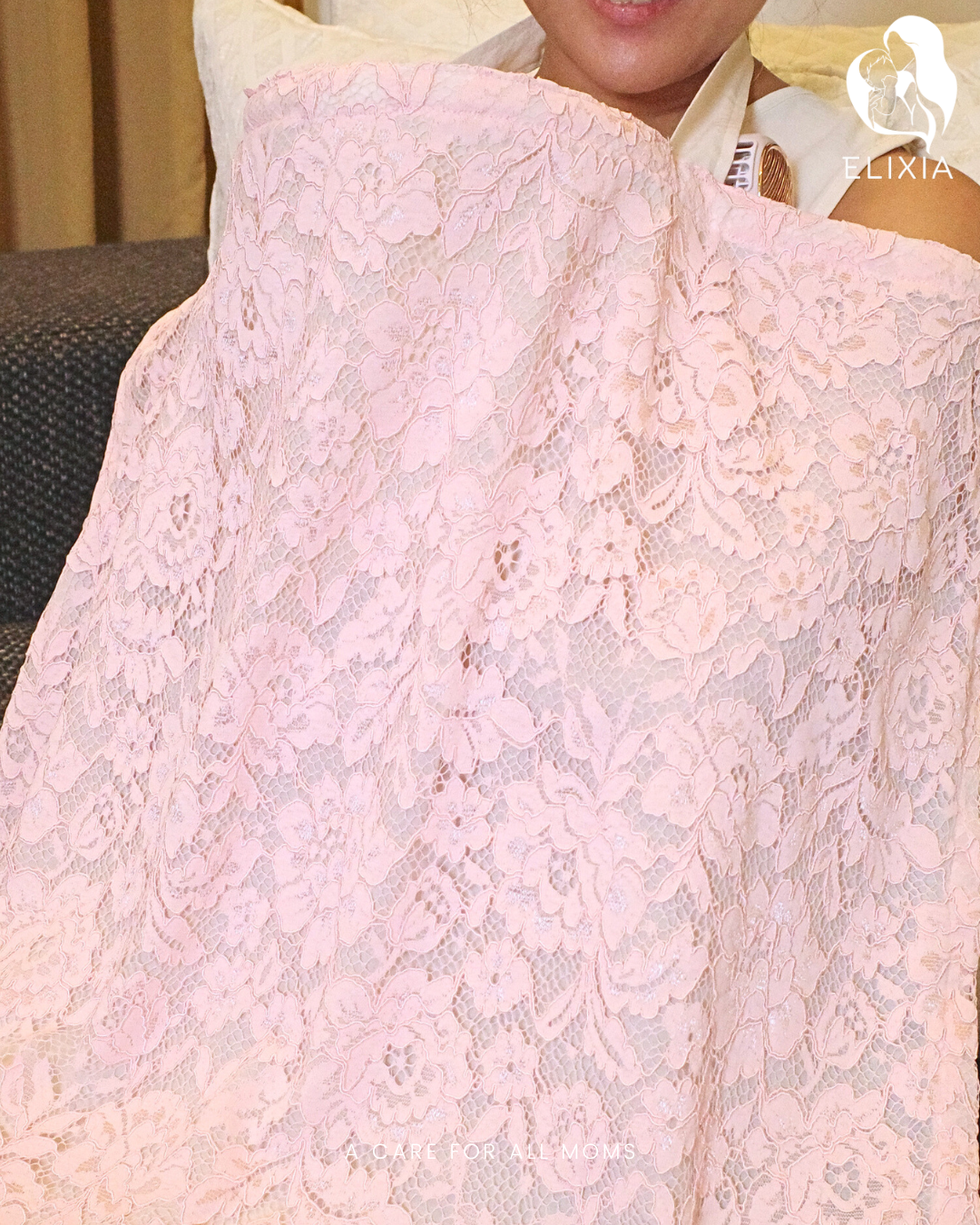 Blush Nursing Cover Set