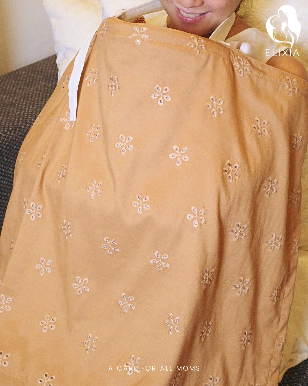 Caramel Nursing Cover Set