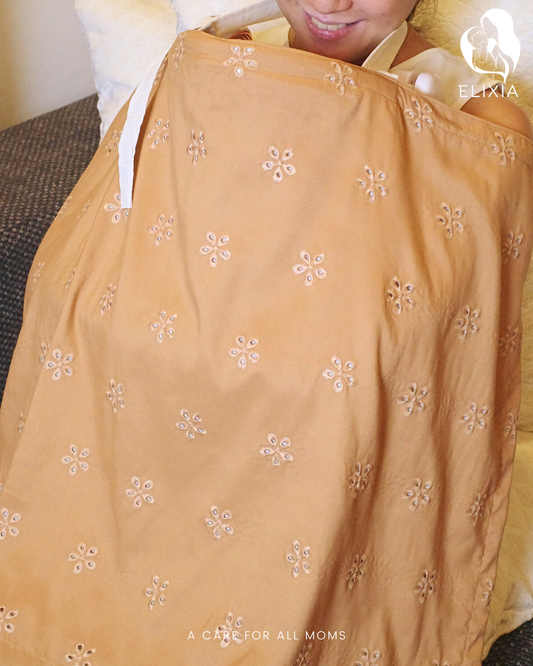 Caramel Nursing Cover Set