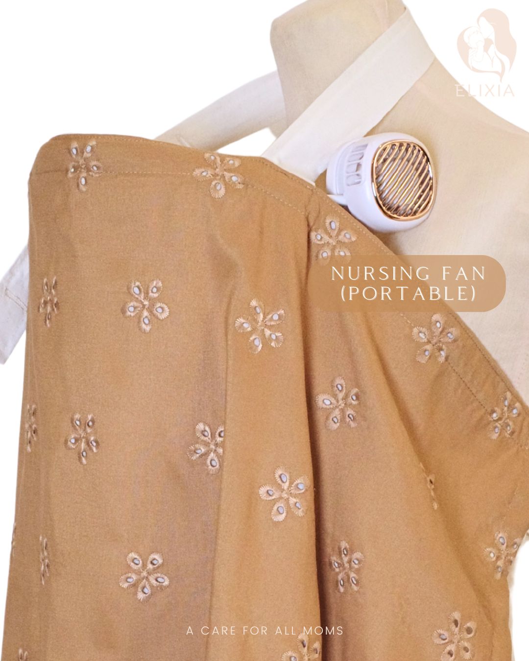 Caramel Nursing Cover Set