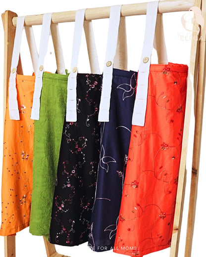 Orange Nursing Cover Set