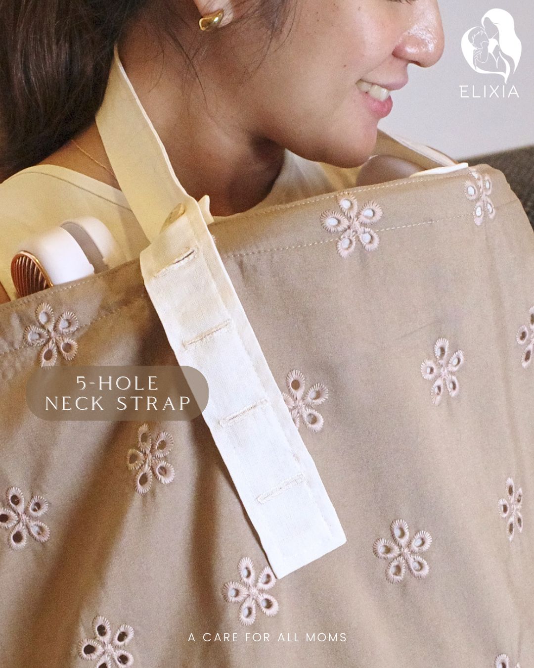 Mocha Nursing Cover Set