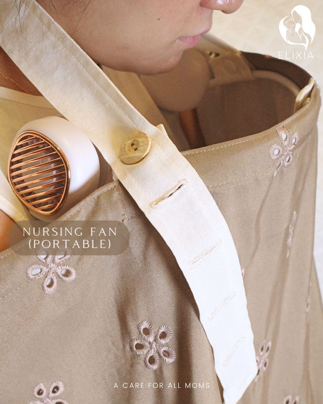 Mocha Nursing Cover Set