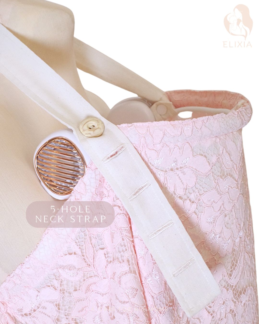 Blush Nursing Cover Set