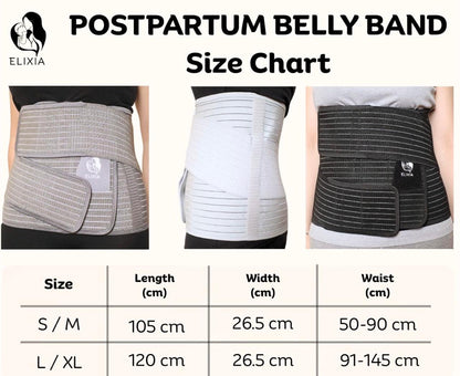 Light Gray Postpartum Bellyband